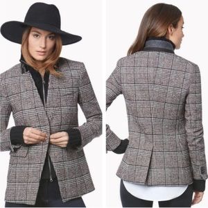 Veronica Beard wool tweed one-button blazer